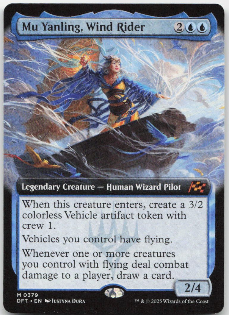 Mu Yanling, Wind Rider (Extended Art) M Aetherdrift 379 NM