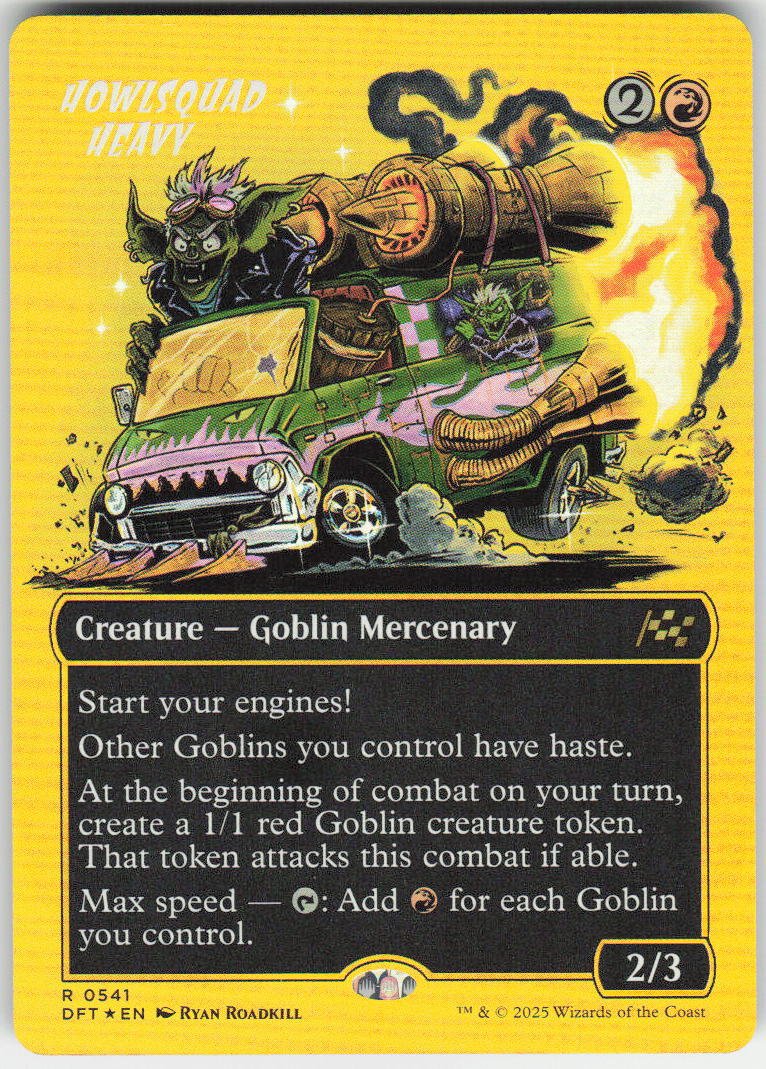 Howlsquad Heavy (Borderless) (First-Place Foil) R Aetherdrift 541 NM