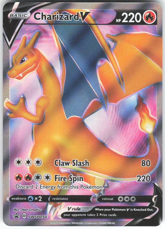 Charizard V Promo SWSH: Sword & Shield Promo Cards SWSH050 NM
