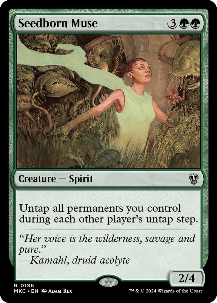 Seedborn Muse 186 Rare Commander: Murders at Karlov Manor NM/M