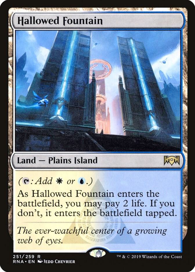 Hallowed Fountain 251 Rare Ravnica Allegiance NM/M