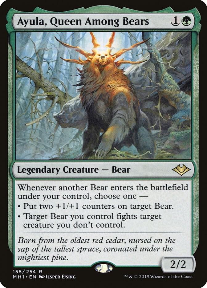 Ayula, Queen Among Bears 155 Foil Rare Modern Horizons NM/M