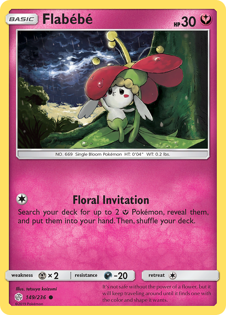 Flabebe 149/236 Common Cosmic Eclipse NM/LP