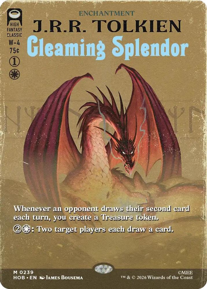 Gleaming Splendor (Borderless) 239 Mythic The Hobbit NM/M
