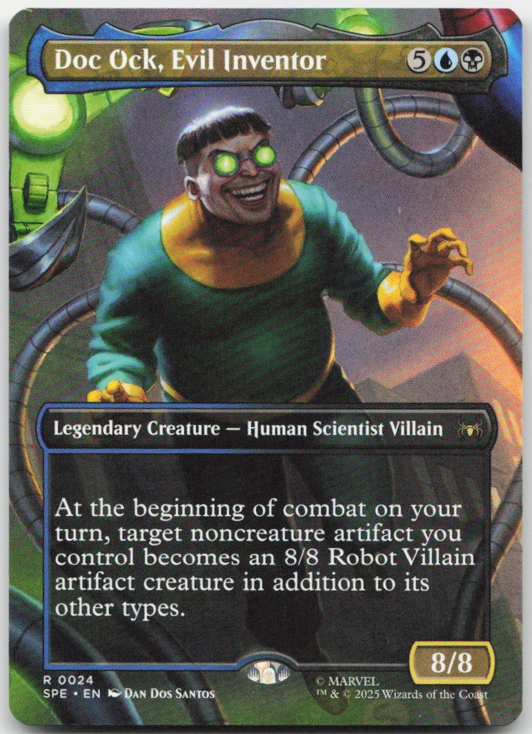 Doc Ock, Evil Inventor (Borderless) R Marvel's Spider-Man: Eternal-Legal 24 NM