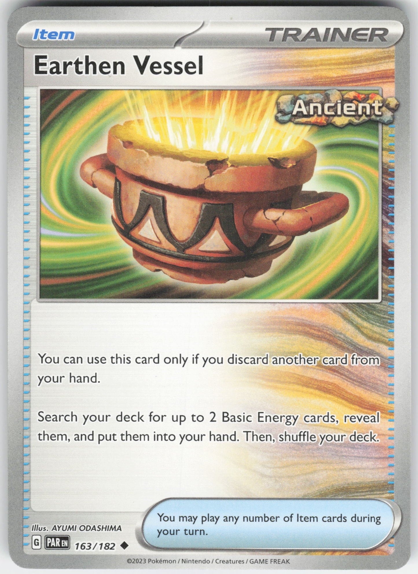 Earthen Vessel Uncommon SV04: Paradox Rift 163/182 NM