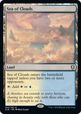 Sea of Clouds 360 Rare Commander Legends: Battle for Baldur's Gate NM/M