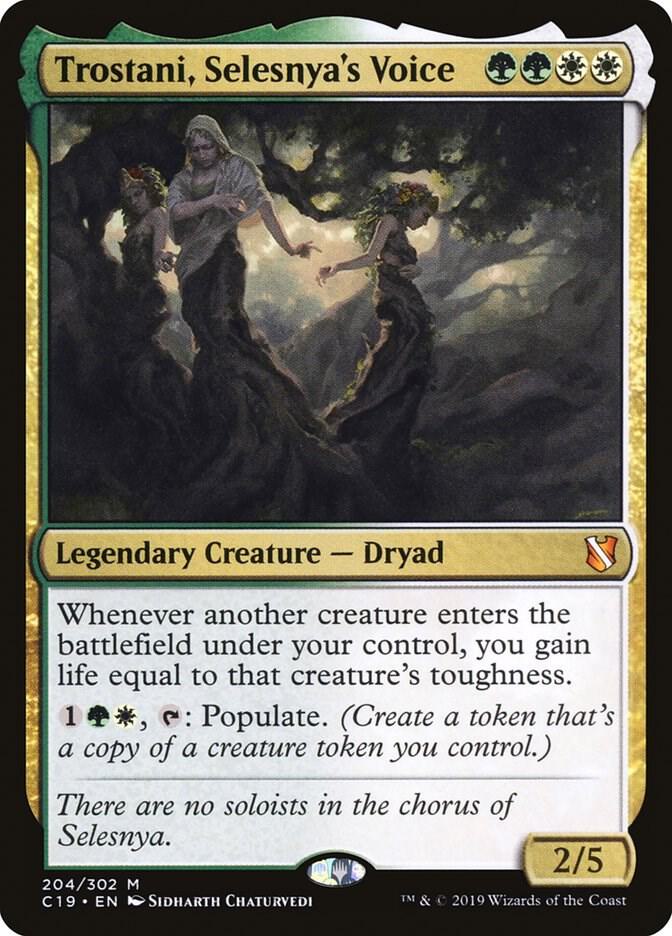Trostani, Selesnya's Voice 204 Mythic Commander 2019 NM/M