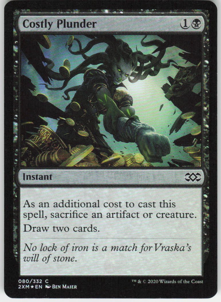 Costly Plunder C Double Masters 80 NM