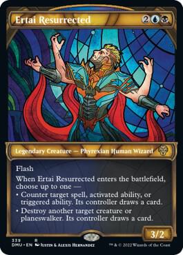 Ertai Resurrected (Textured Foil) 339 Foil Rare Dominaria United NM/M