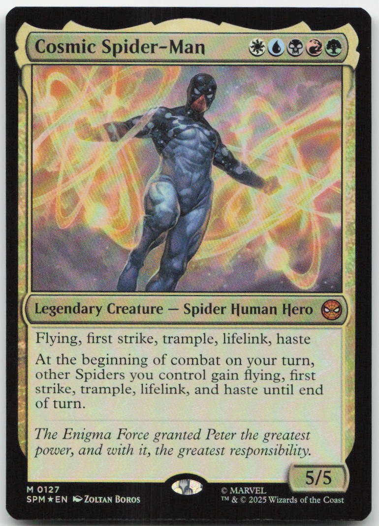 Cosmic Spider-Man M Marvel's Spider-Man 127 NM