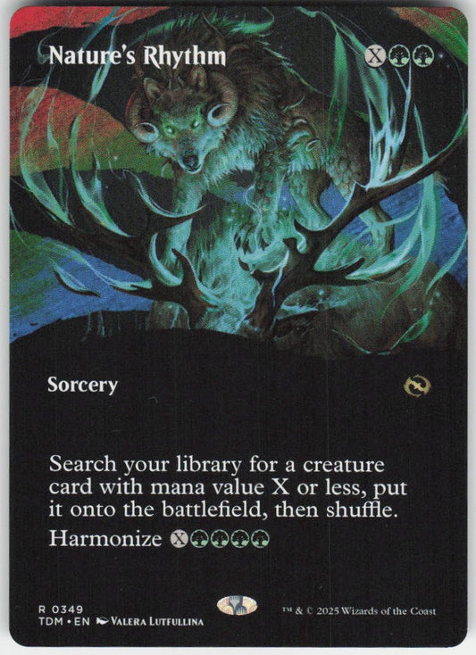 Nature's Rhythm (Borderless) R Tarkir: Dragonstorm 349 NM