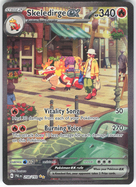 Skeledirge ex Special Illustration Rare SV02: Paldea Evolved 258/193 NM