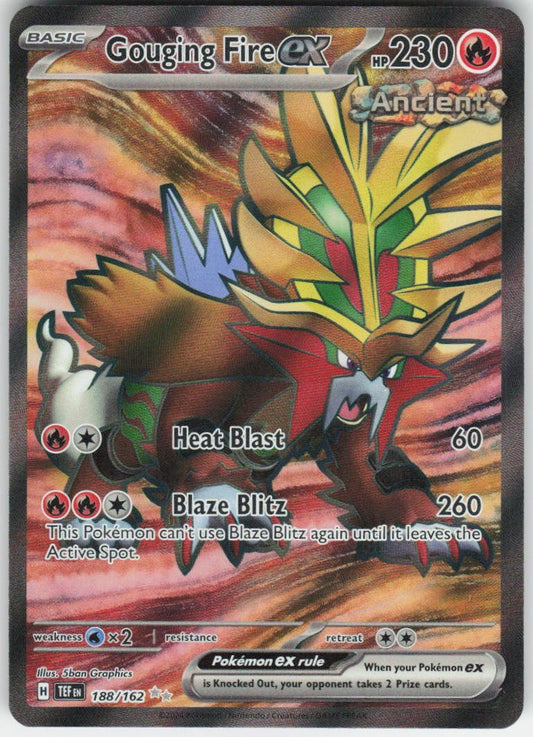 Gouging Fire ex - Ultra Rare SV05: Temporal Forces 188/162 NM