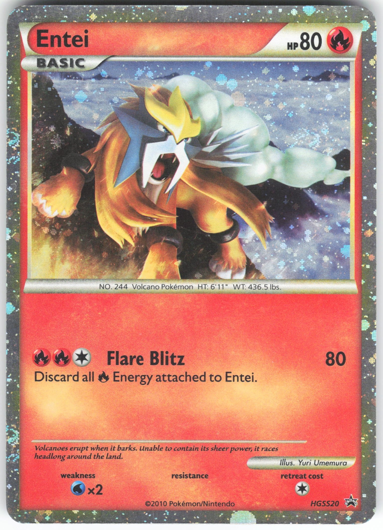 Entei - Promo HGSS Promos HGSS20 MP