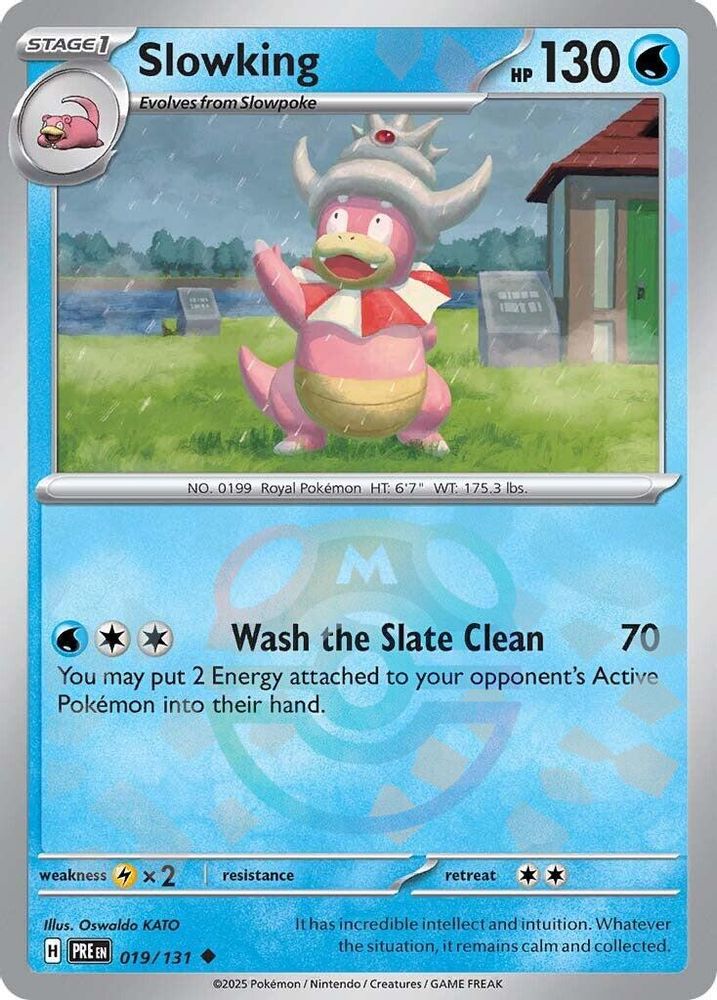 Slowking (Master Ball Pattern) 019/131 Uncommon Prismatic Evolutions NM/M