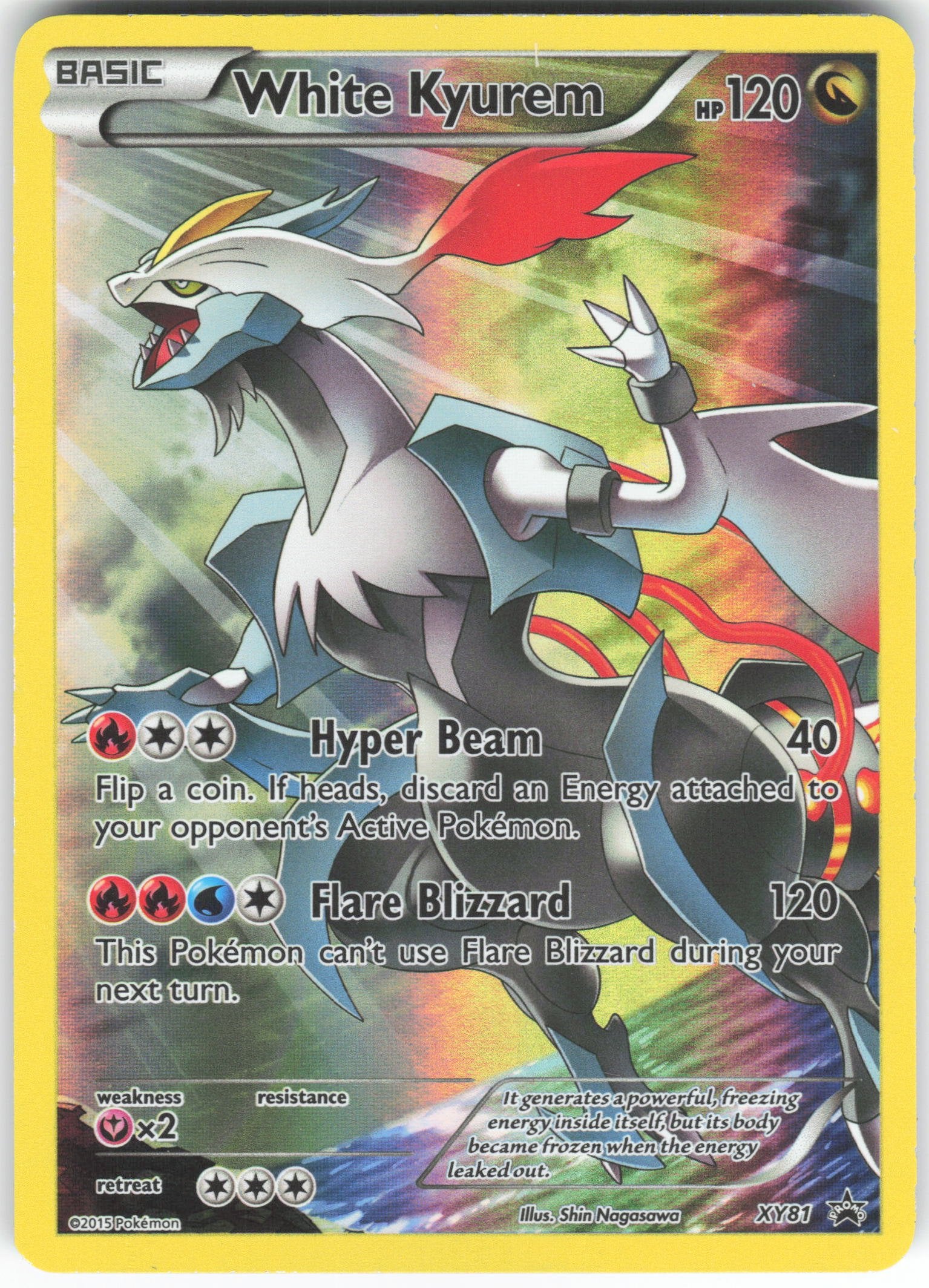 White Kyurem (Full Art Promo) Promo XY Promos XY81 LP