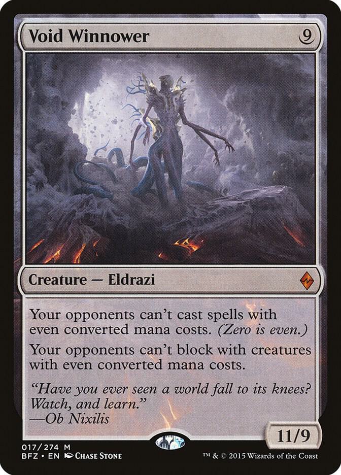 Void Winnower 17 Mythic Battle for Zendikar NM/M