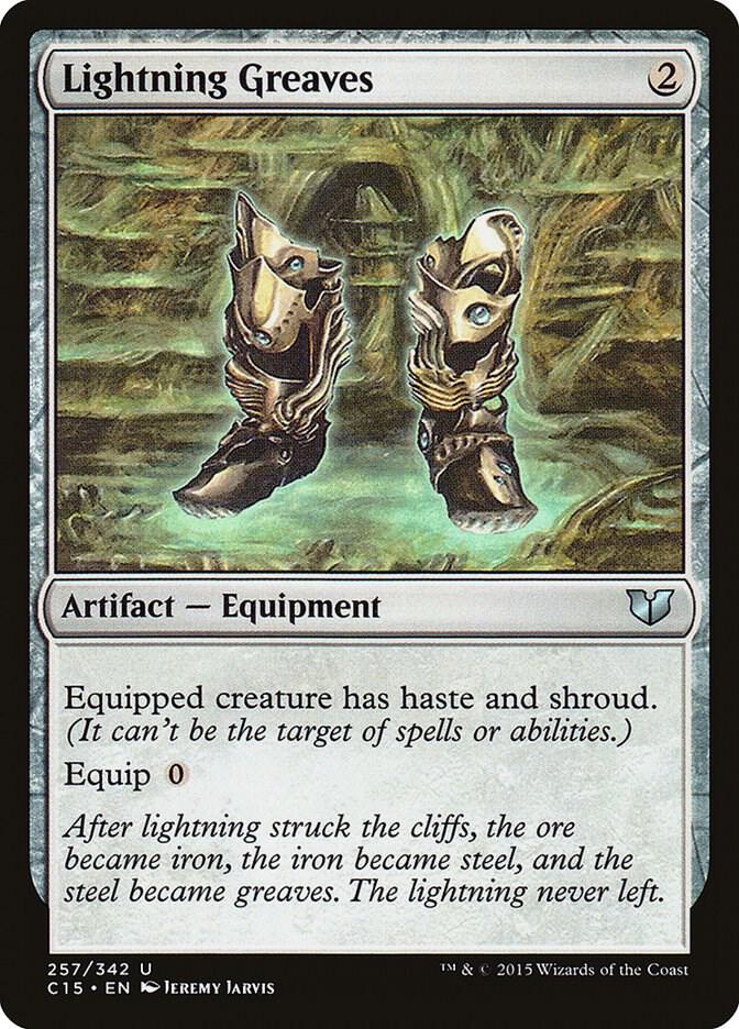 Lightning Greaves 257 Uncommon Commander 2015 NM/M