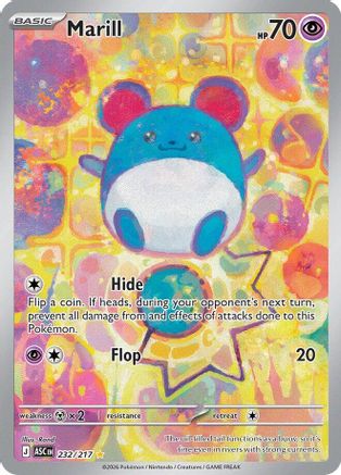 Marill 232/217 Illustration Rare Ascended Heroes NM/M