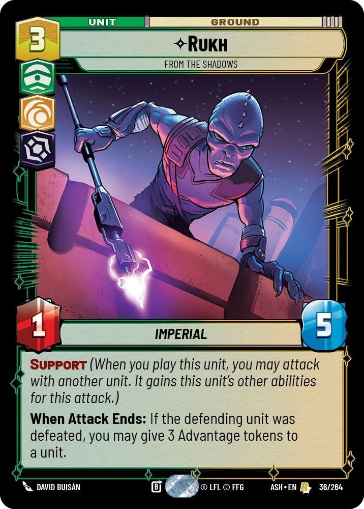 Rukh - From the Shadows 36/264 Rare Ashes of the Empire NM/M