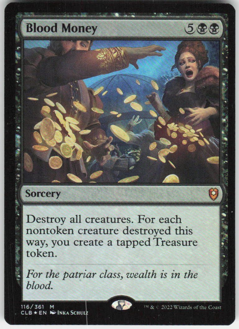 Blood Money (Foil) M Commander Legends: Battle for Baldur's Gate 116 NM