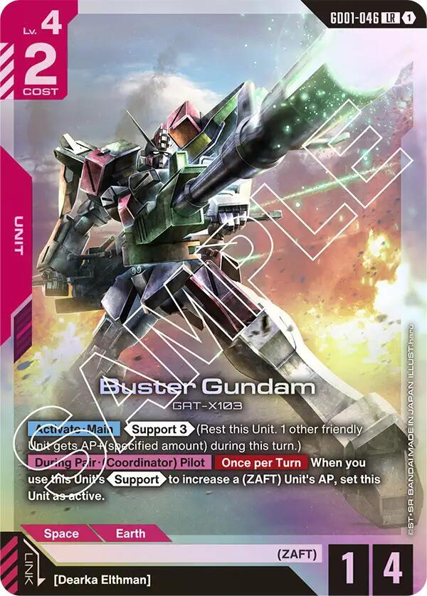 Buster Gundam GD01-046 LR Newtype Rising NM/M