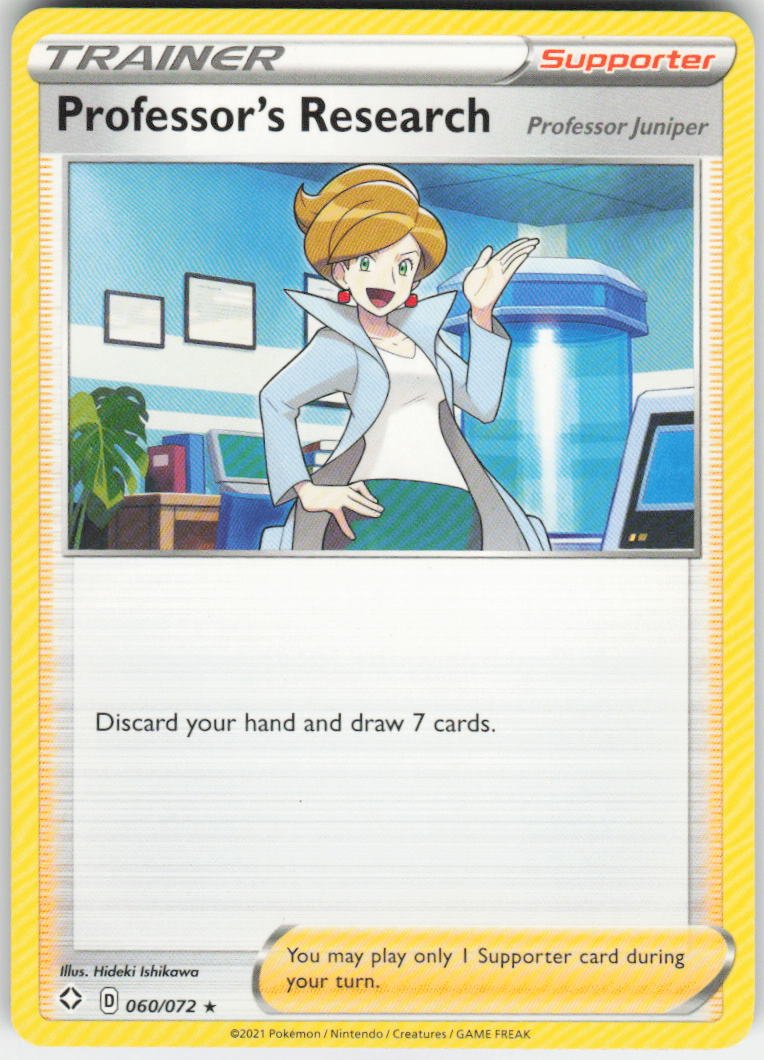 Professor's Research Rare Shining Fates 060/072 NM