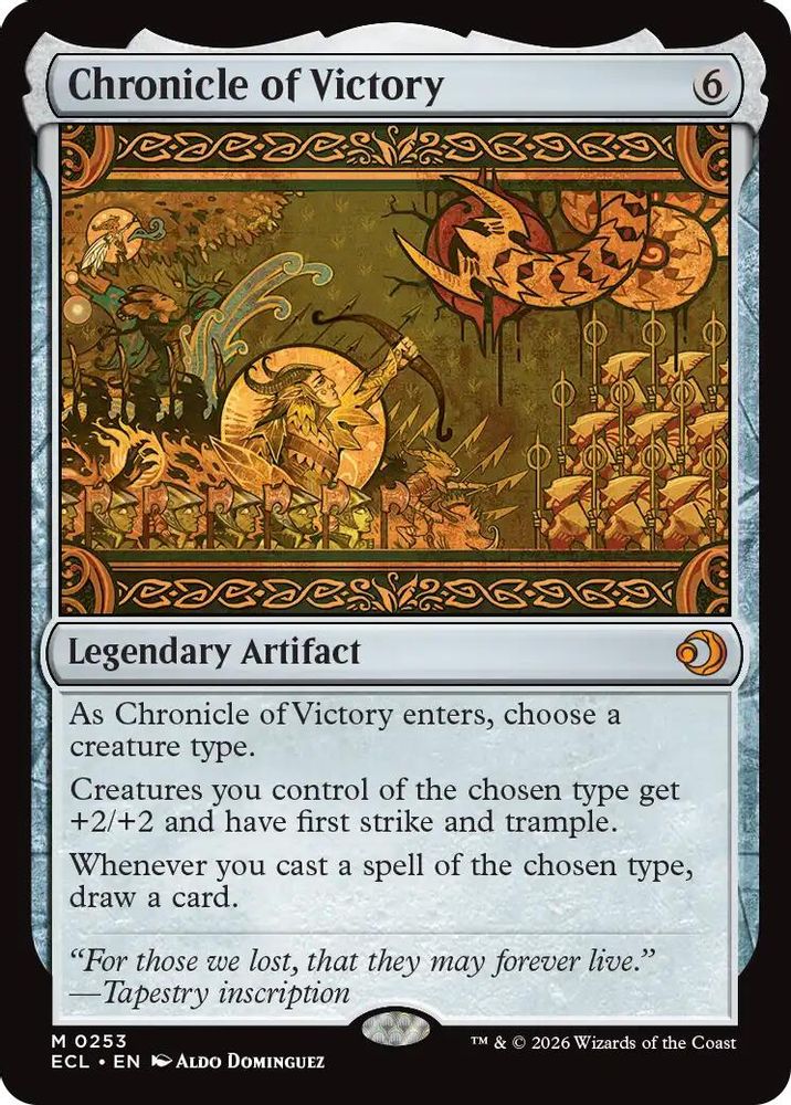Chronicle of Victory 253 Mythic Lorwyn Eclipsed NM/M