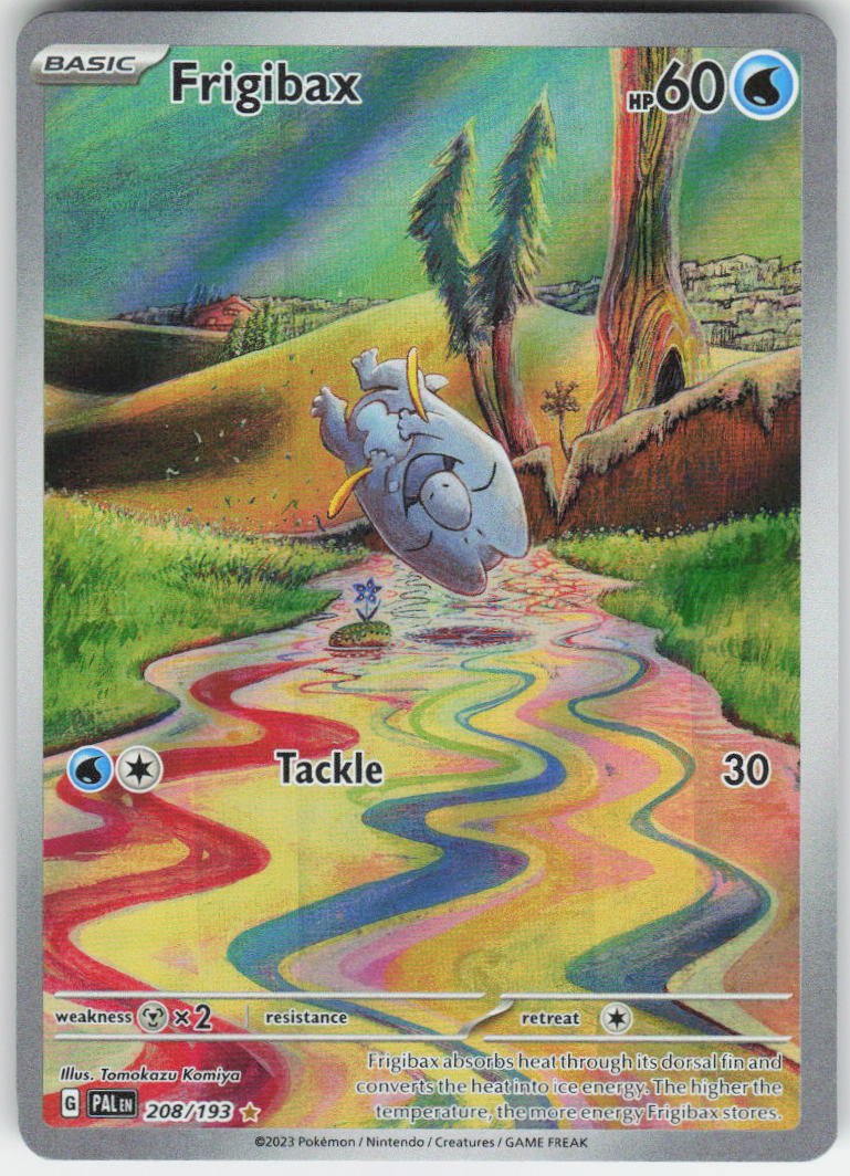 Frigibax - Illustration Rare SV02: Paldea Evolved 208/193 NM (Back)