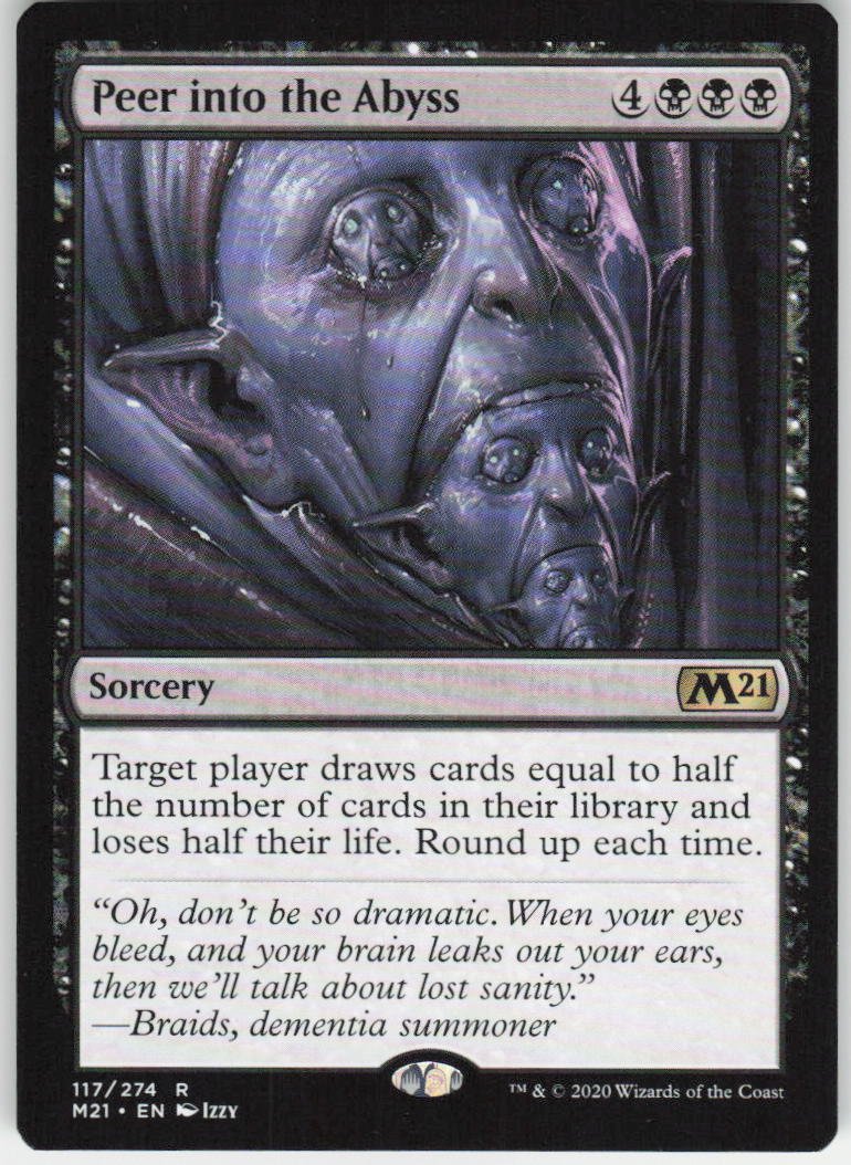 Peer into the Abyss R Core Set 2021 117 NM