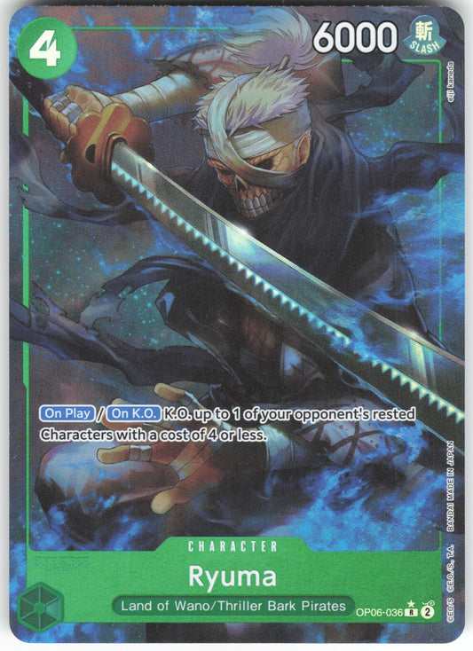 Ryuma (Full Art) R Premium Booster -The Best- OP06-036 NM