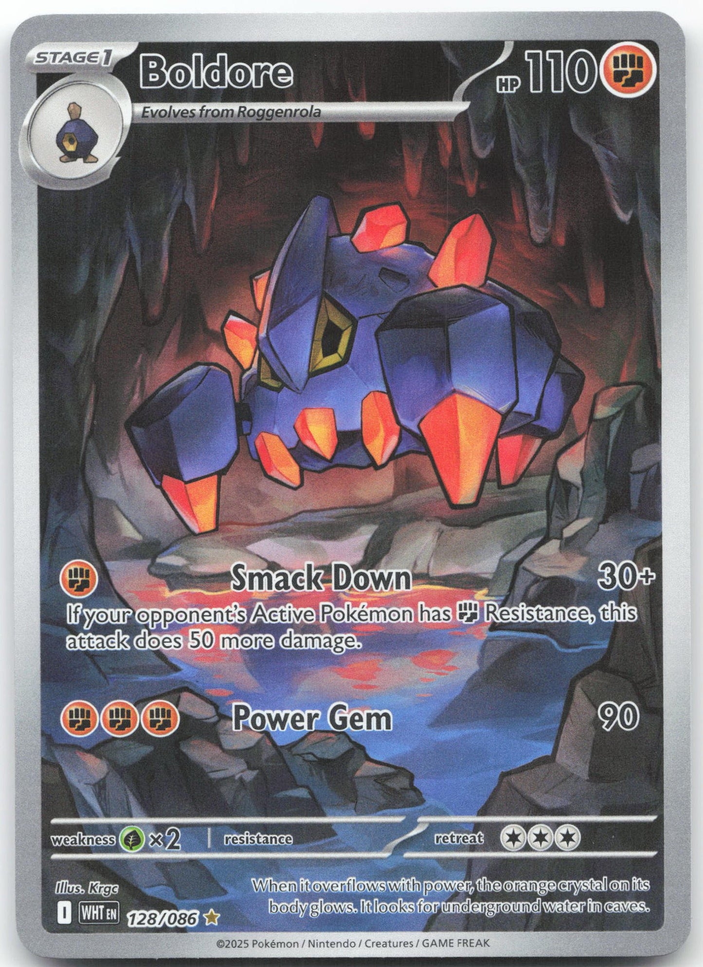 Boldore - Illustration Rare SV: White Flare 128/086 NM