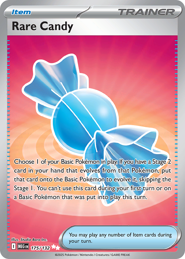 Rare Candy 175/132 Ultra Rare Mega Evolution NM/M