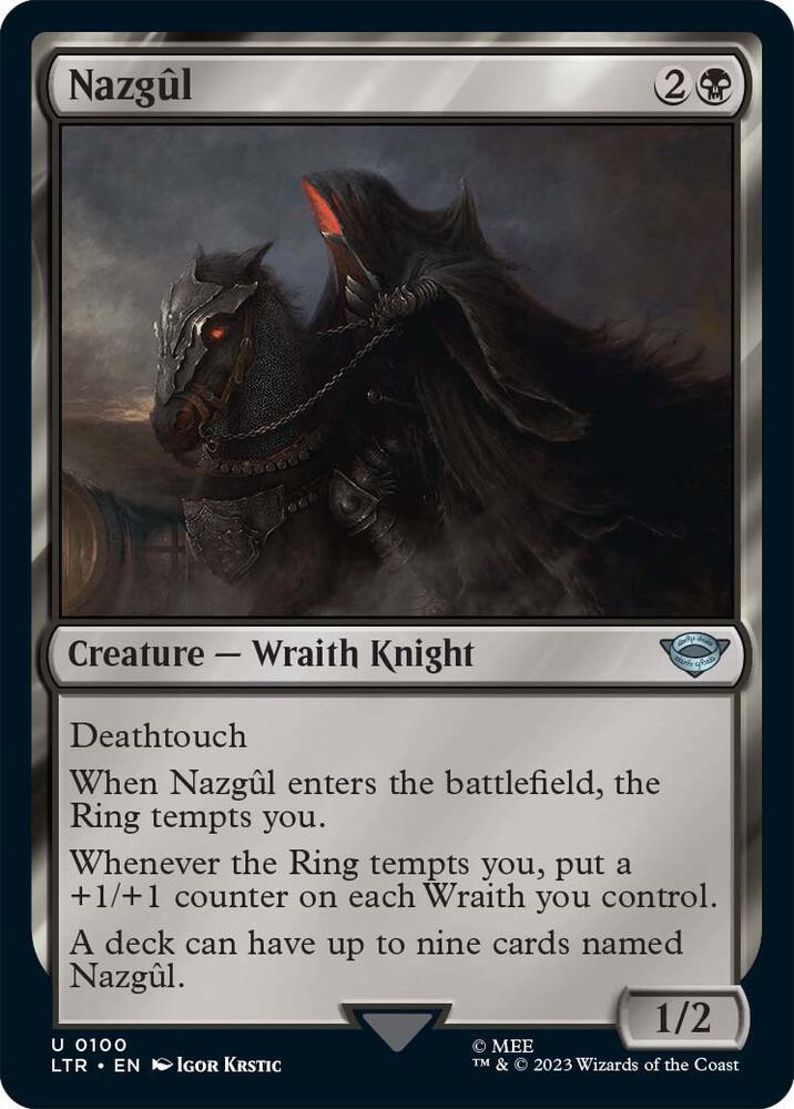 Nazgul (0100) 100 Universes Beyond: The Lord of the Rings: Tales of Middle-earth NM/M