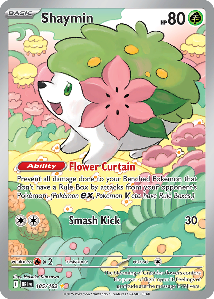 Shaymin 185/182 Illustration Rare Destined Rivals NM/M