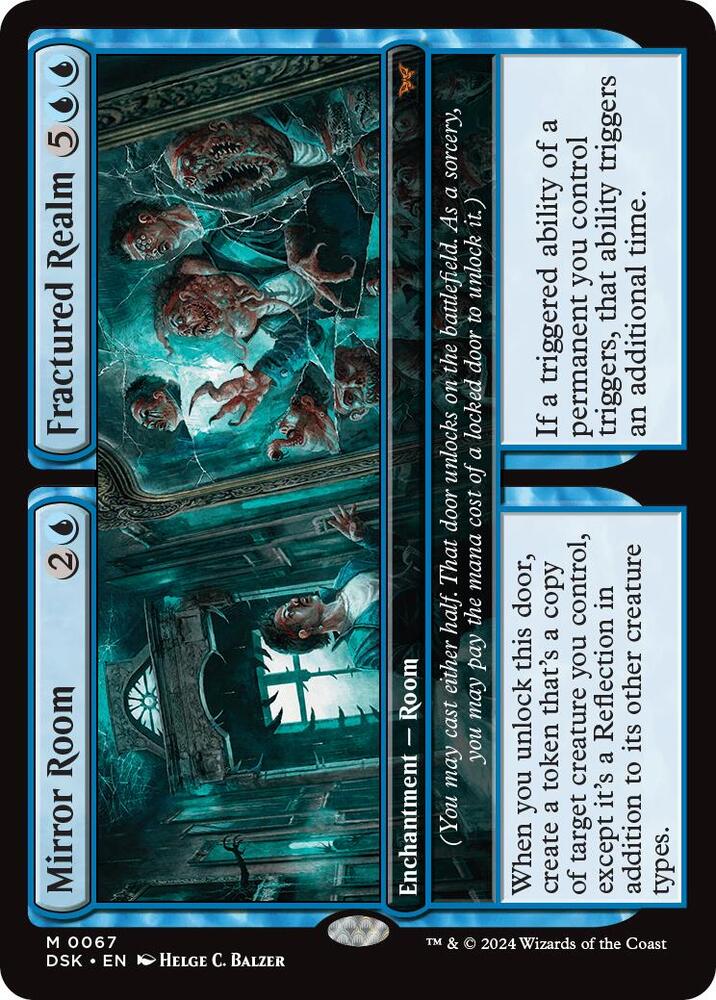 Mirror Room // Fractured Realm 67 Mythic Duskmourn: House of Horror NM/M