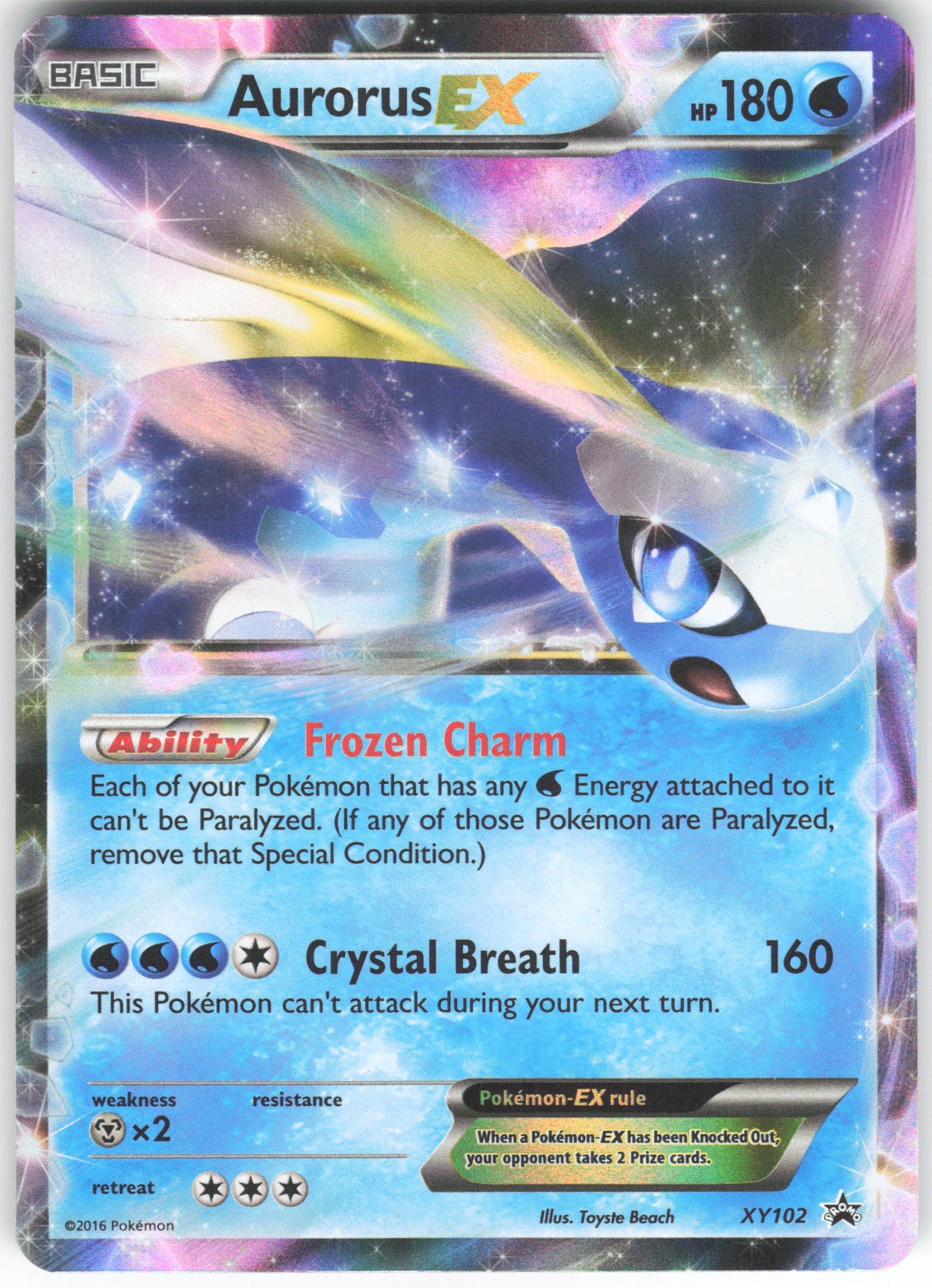 Aurorus EX - Promo XY Promos XY102 NM