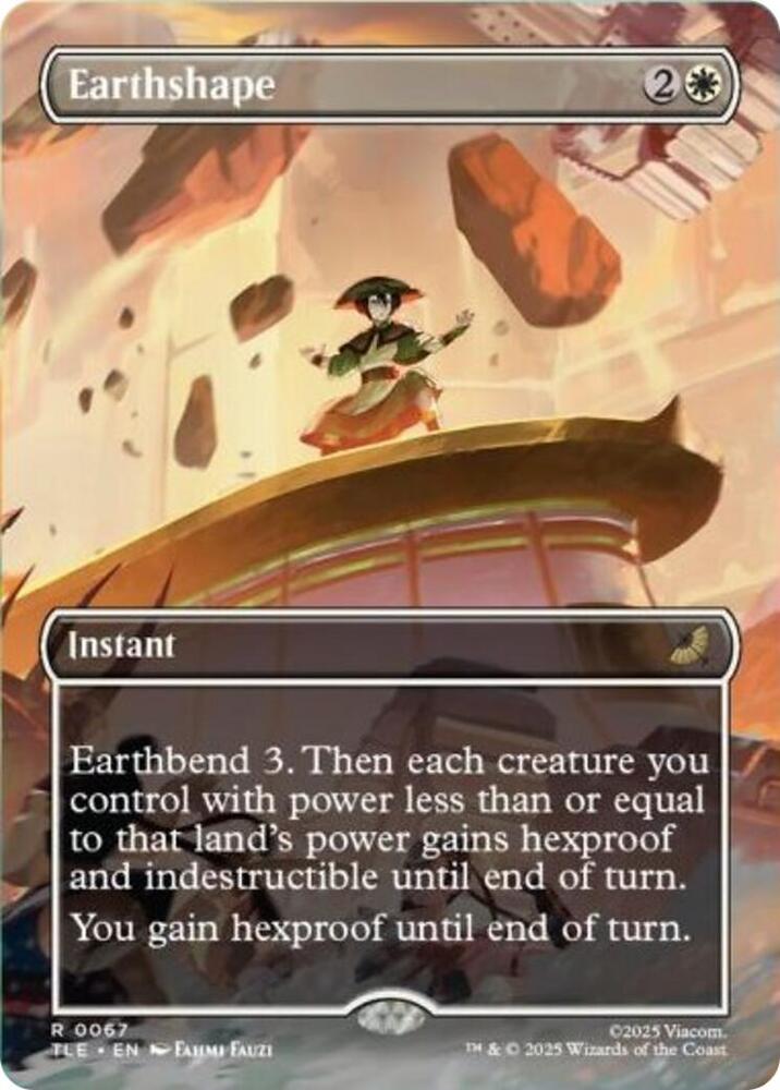 Earthshape (Borderless) 67 Rare Avatar: The Last Airbender: Eternal-Legal NM/M