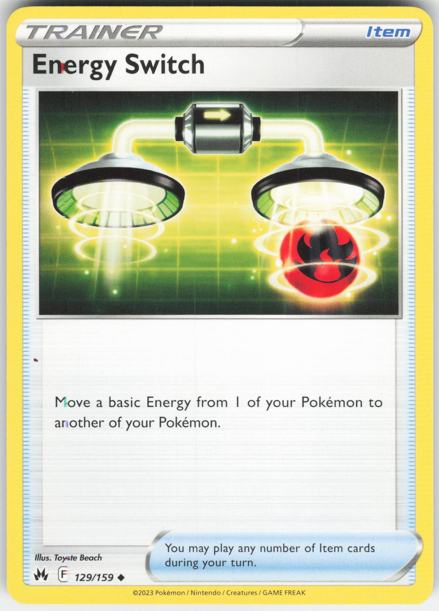 Energy Switch Uncommon SWSH01: Sword & Shield Base Set 162/202 NM