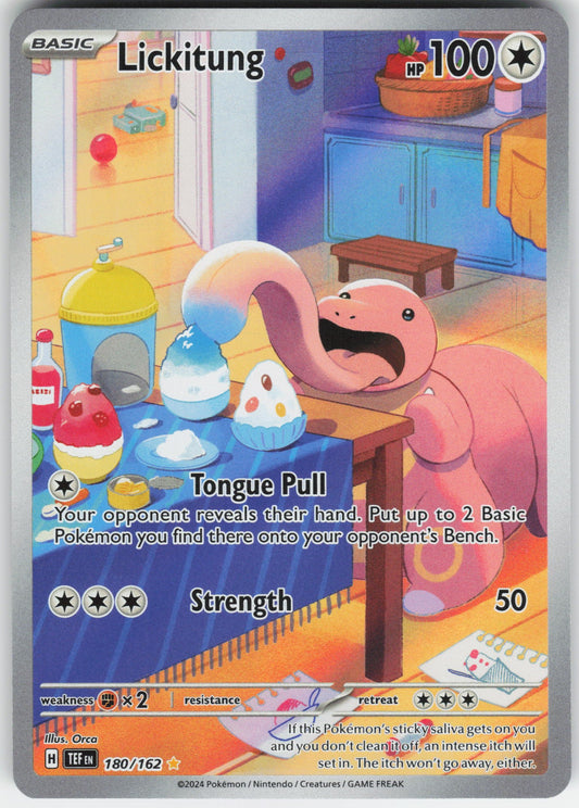 Lickitung - Illustration Rare SV05: Temporal Forces 180/162 NM