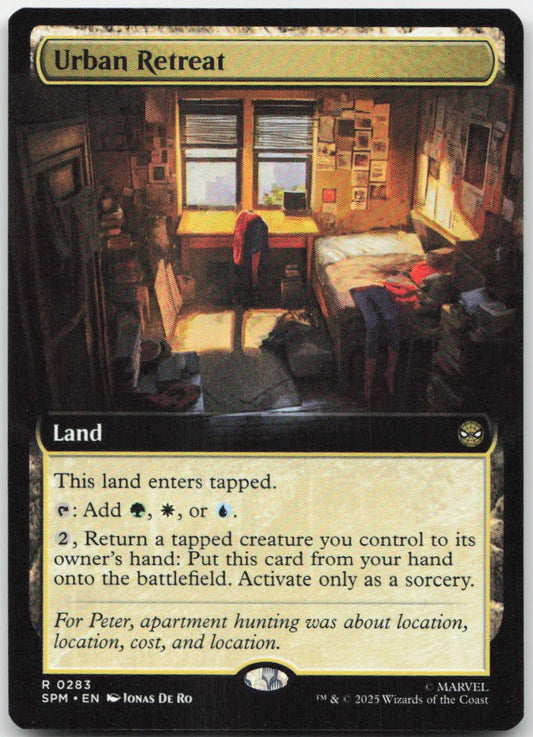 Urban Retreat (Extended Art) R Marvel's Spider-Man 283 NM