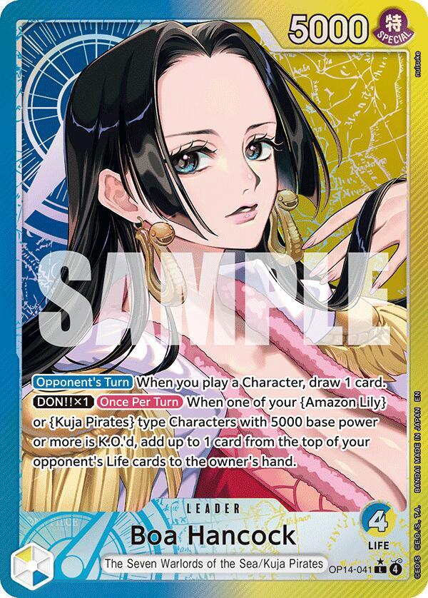 Boa Hancock (Alternate Art) OP14-041 Leader The Azure Sea's Seven NM/M