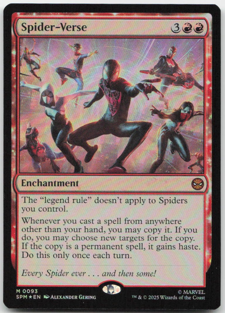 Spider-Verse M Marvel's Spider-Man 93 NM