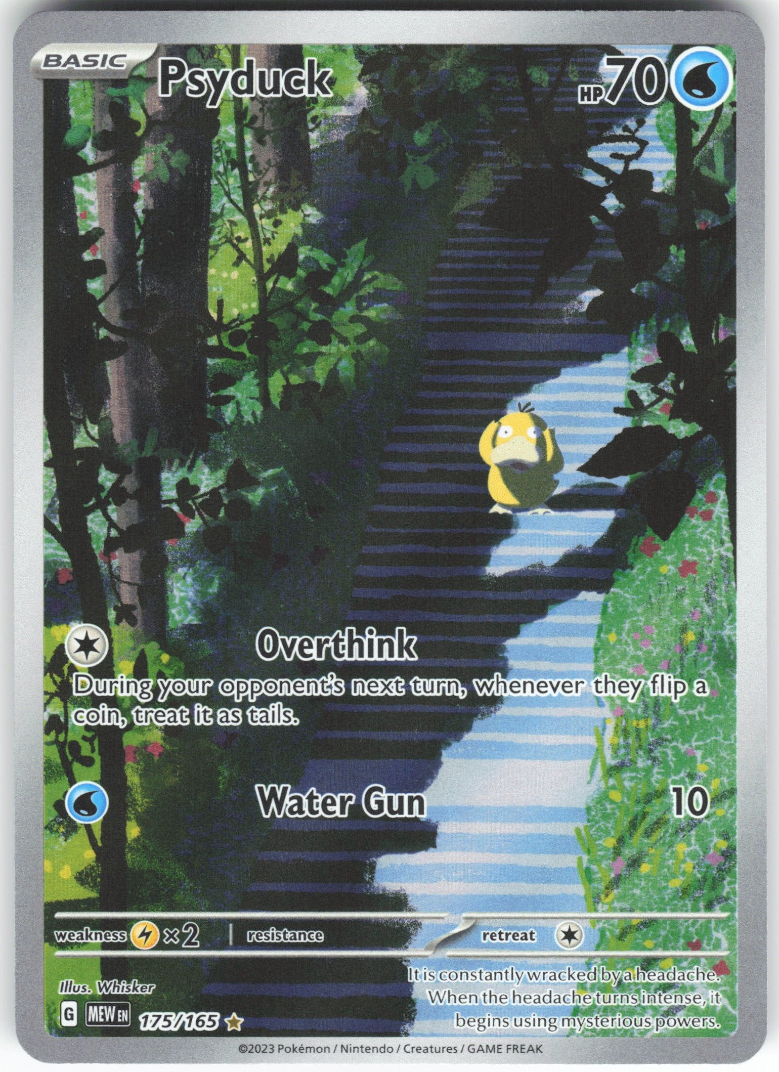 Psyduck Illustration Rare SV: Scarlet & Violet 151 175/165 NM