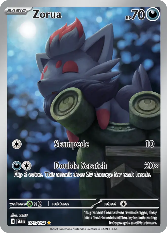 Zorua 075/064 Illustration Rare Shrouded Fable NM/M