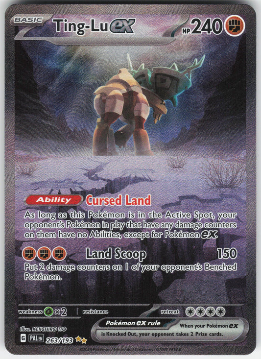 Ting-Lu ex - Special Illustration Rare SV02: Paldea Evolved 263/193 NM