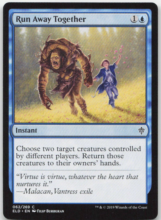 Run Away Together C Throne of Eldraine 62 NM