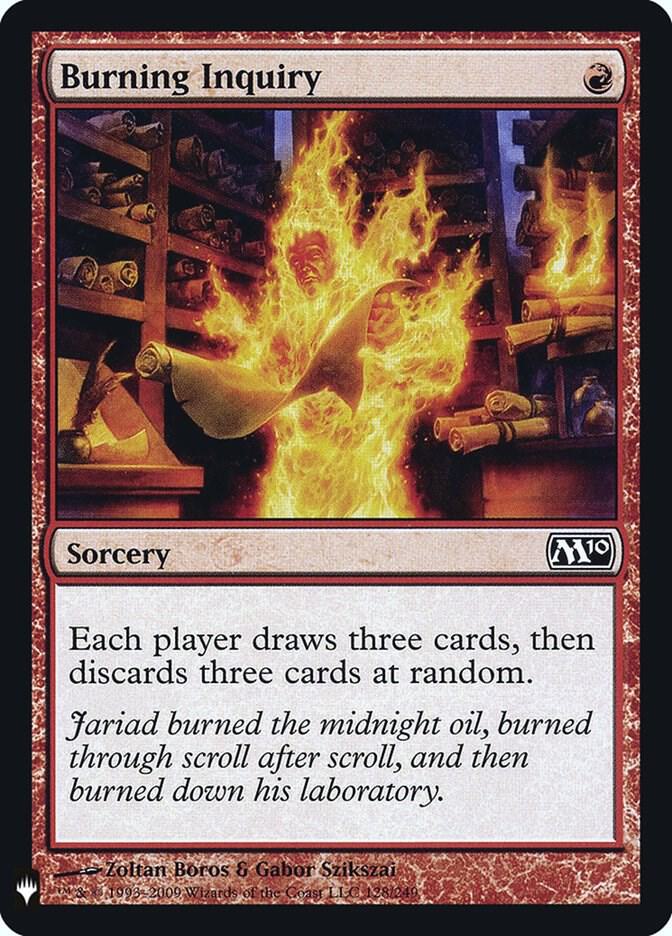 Burning Inquiry 128 Common The List Reprints NM/M