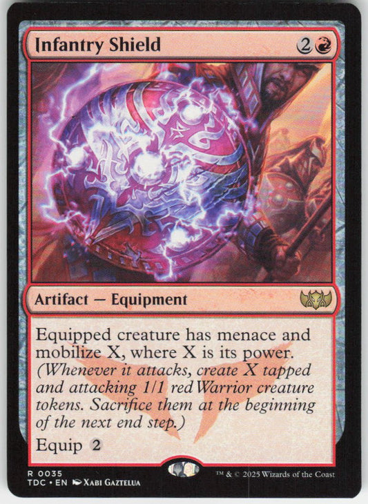 Infantry Shield R Commander: Tarkir: Dragonstorm 35 NM